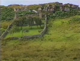 One of the abandoned properties at Lonbain